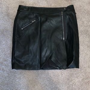 NWT Guess leather mini skirt